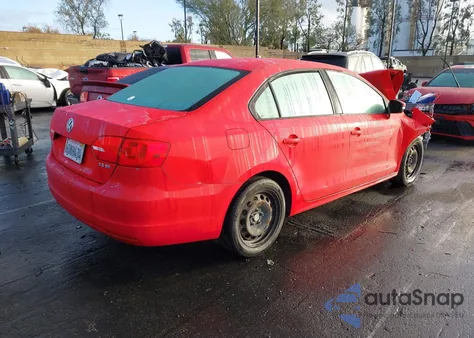 2012 Volkswagen Jetta 2.5L Se из США, поврежденный, VIN 3VWDP7AJ7CM348471